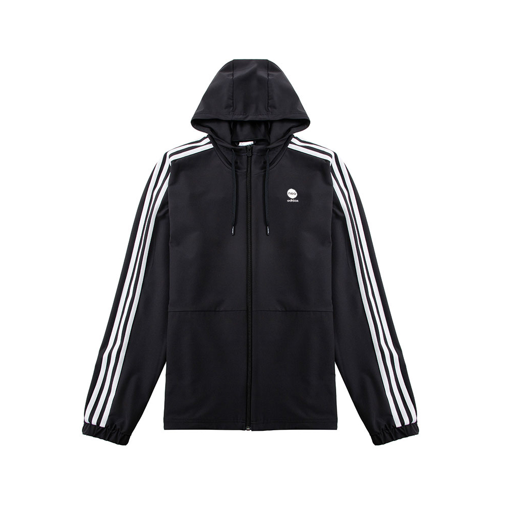 Adidas阿迪达斯NEO夹克男装三条纹运动服外套HD4670